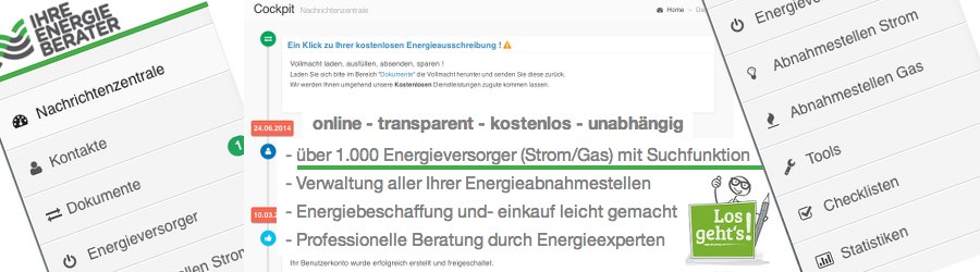 Online Energieausschreibung